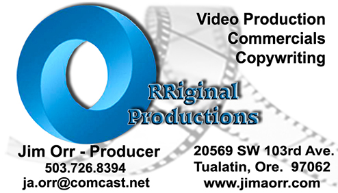 orriginal productions Business Card